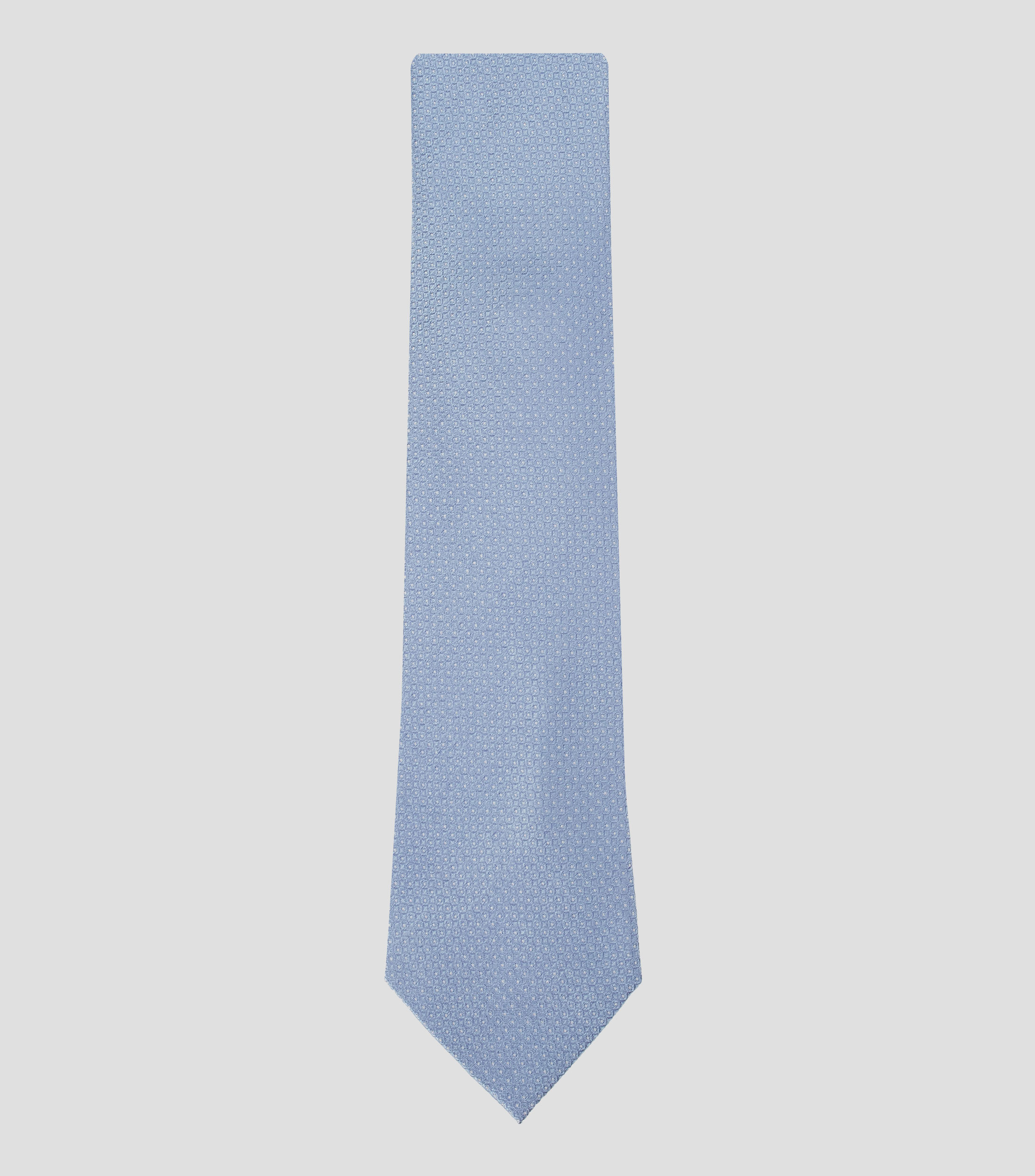 Corbata ancha en seda con jacquard